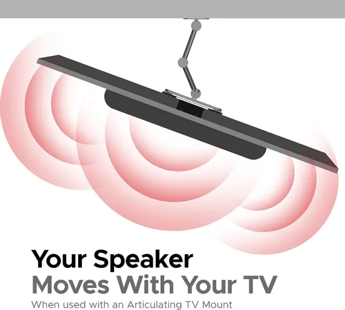 Miniatura 6 de Soporte de TV Soundbass Beam, Compatible con las Generaciones 1 y 2 del Soporte de Montaje Sonos Beam para TV, Negro, Kit Completo de Hardware