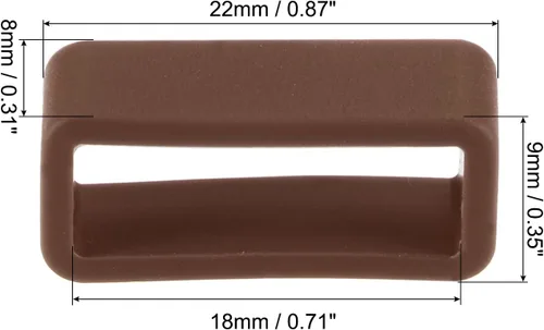 Miniatura 2 de uxcell Watch Band Straps Loops Silicone, for Watch Band