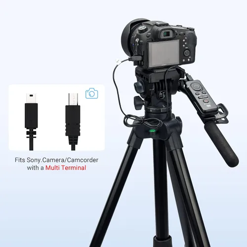 Miniatura 2 de JJC RM-VPR1 - Control remoto con cable para Sony FDR-AX53 AX33 AX100 AX700 AX45 AX60 PXW-X70 PXW-Z90V HXR-NX80 HDR-CX405 CX455 CX440 CX675 CX680