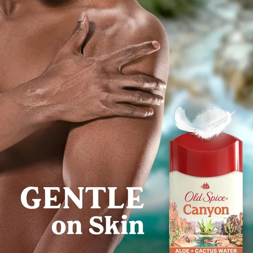 Miniatura 5 de Old Spice Antitranspirante y desodorante Canyon para hombre con aloe, protección contra olores 24/7, 2.6 onzas (paquete de 3)