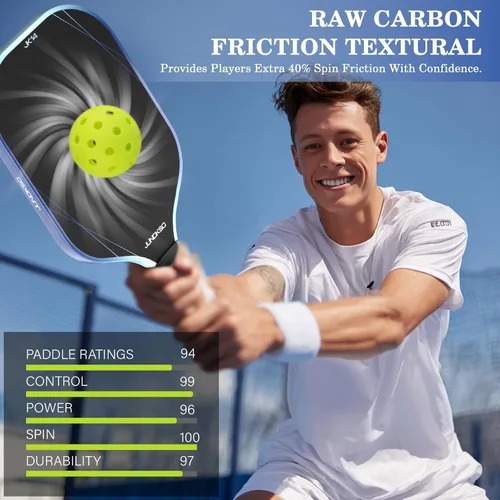 Miniatura 3 de Pickleball Paddles Set of 2 - Composite Carbon Fiber Pickle Ball Paddle - USAPA Compliant Pro Pickle Racket - Portable Outdoor Sports Equipment