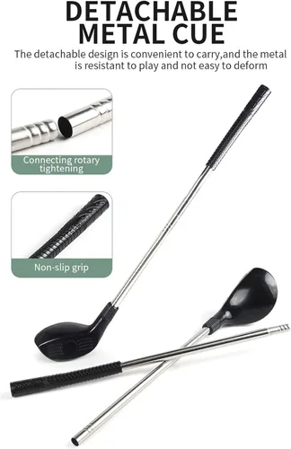 Miniatura 4 de Juego de croquet de golf para actividades familiares al aire libre para todas las edades, desarrollo de habilidades motoras, juego de croquet