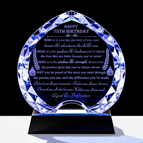 Miniatura 18 de Movdyka Regalos de 30 cumpleaños para mujeres y hombres - Regalos de corazón de cristal personalizados 1994 regalo de cumpleaños de 30 años