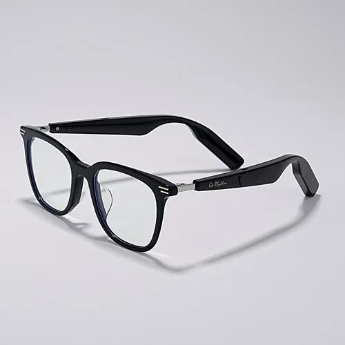 Miniatura 3 de Lentes inteligentes AI con gafas de seguridad Bluetooth para el trabajo cara a cara, lentes de traducción inalámbrica AI y traducción de llamadas