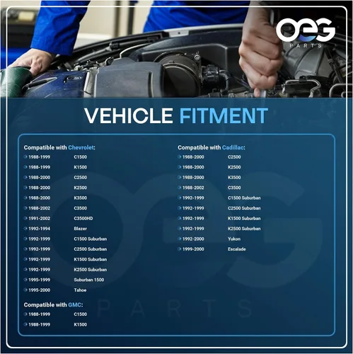 Miniatura 4 de OEG Parts Elevalunas nuevo Elevalunas delantero lado del conductor izquierdo izquierdo izquierdo compatible con Cadillac 1988-2002, Chevrolet, GMC