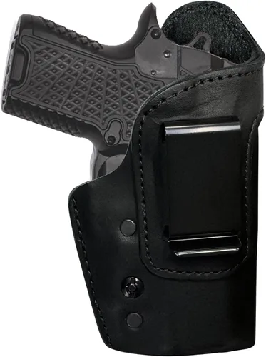 Urban Carry LockLeather IWB Funda - Diseño híbrido seguro y cómodo de cuero/polímero para una ocultación óptima | Opciones para mano izquierda y