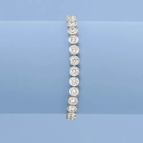 Miniatura 3 de Ross-Simons 1350 ct tw CZ Tennis Bracelet in Sterling Silver