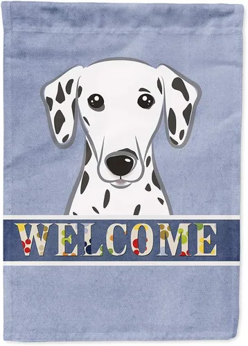 Miniatura 43 de Caroline's Treasures BB1405GF Bandera de jardín de bienvenida de bulldog inglés, Bandera de buzón azul, bandera decorativa para el patio, obra