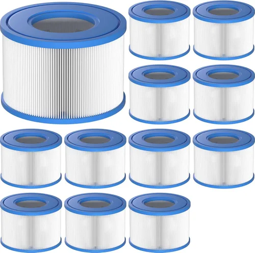 Paquete de 12 filtros de spa tipo S1 para todos los Intex PureSpa 28429E, 28403E, 28407E, 28443E, 28453E, 28421E, 28423E, 28413E y 28453E, 11692,