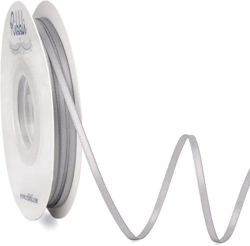 Miniatura 11 de Ribbli - Cinta de satén de doble cara dorada, 1/8 pulgadas x 50 yardas, uso para ramo de lazos, envoltura de regalos, decoración de tarjetas