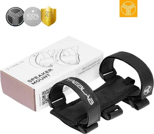 Miniatura 7 de TREBLAB Soporte de altavoz Bluetooth - Soporte universal para altavoz para bicicleta, barandilla de carrito de golf - Soporte de correa ajustable