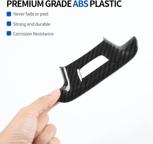 Miniatura 5 de CheroCar para Chevrolet Camaro Trim Decoración Cubierta Accesorios interiores para Chevrolet Camaro 2017-2022 (fibra de carbono)