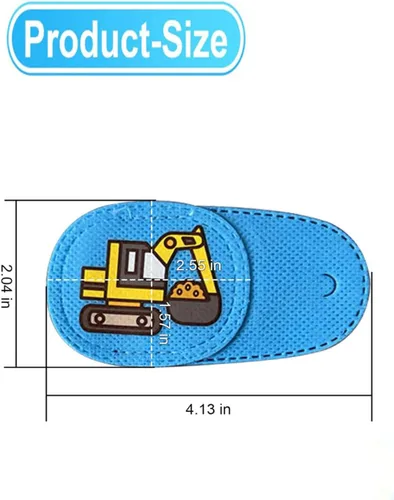 Miniatura 2 de Parches para ojos para niños, 6 piezas de parche para ojos izquierdo para niños, parche reutilizable para ojos perezosos, tratamiento de ambliopía