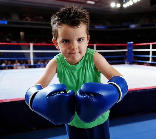 Miniatura 5 de Guantes de boxeo para niños y niñas, jóvenes de 4 a 10 años, guantes de entrenamiento para saco de boxeo, kickboxing, Muay Thai, color rojo