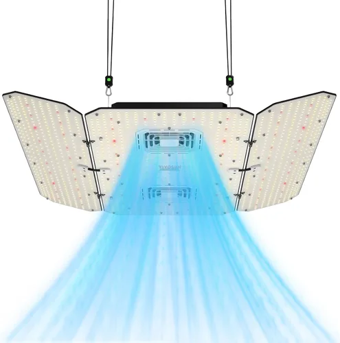 Miniatura 11 de VIVOSUN AeroLight A100SE, luz de cultivo LED de 100W con ventilador de circulación integrado, compatible con la aplicación, se utiliza