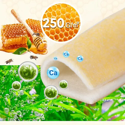 Miniatura 3 de Apósito para heridas de alginato de calcio y miel de manuka, 3 x 3 pulgadas, paquete de 12 unidades individuales, cuidado de heridas para curación