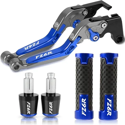 Miniatura 8 de Palancas de embrague de freno de motocicleta para manillar Yamaha FZ6R FZ 6R FZ-6R 2009 2010 2011 2012 2013 2014 2015 2016 2017 (Color : 1)