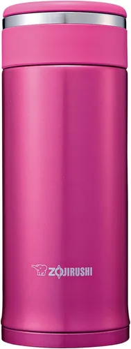 Miniatura 11 de Zojirushi SM-JE36-RC - Botella de agua con tornillo, taza de acero inoxidable, 12.2 onzas líquidas (0.36 L), color rojo transparente