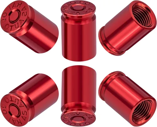 Miniatura 27 de Tapas de válvula de neumático, bala, aleación de aluminio, cubiertas universales a prueba de polvo para automóviles, SUV, camiones, bicicletas