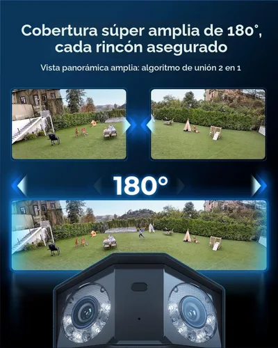 Miniatura 3 de REOLINK Duo 3 PoE 16MP UHD Cámara de Seguridad PoE de Doble Lente con Vista Panorámica de 180°, Seguimiento de Movimiento, Visión Nocturna a