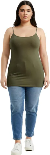 Miniatura 153 de Emmalise Camisola larga casual básica para mujer, con tirantes ajustables, top en capas