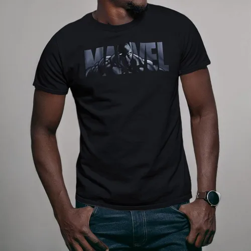 Miniatura 4 de Marvel Camiseta con logo Black Panther para adultos