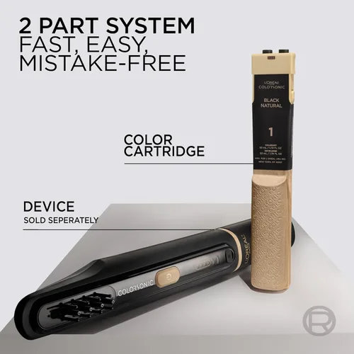 Miniatura 2 de L'Oreal Paris Colorsonic - Cartucho permanente de tinte para el cabello, color vibrante para retoque de raíces, cobertura de canas o todo color en 1