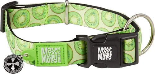Miniatura 43 de Max & Molly Urban Pets Smart ID - Collar para perro con etiqueta de seguridad QR Gotcha! para mascotas y perfil de mascota personalizado, neopreno