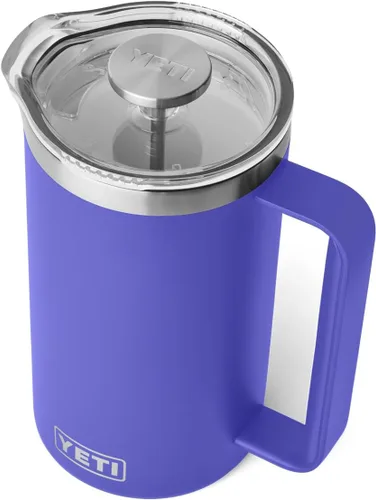Miniatura 13 de YETI Rambler - Cafetera de prensa francesa de 34 onzas, color rojo rescate
