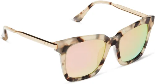 Miniatura 6 de DIFF Bella Designer - Gafas de sol cuadradas de gran tamaño para mujer, 100% protección UVA/UVB, colores de moda de moda Tortoise
