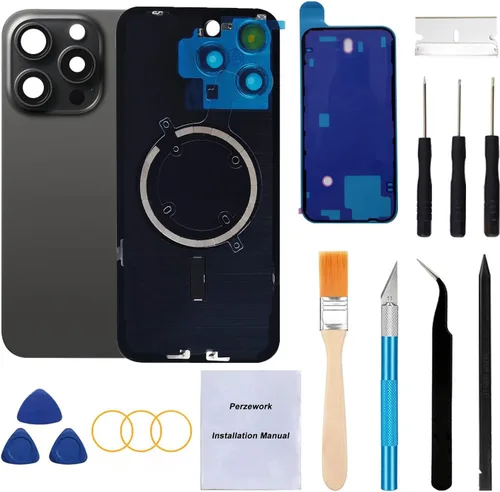 Miniatura 11 de Reemplazo de cristal trasero OEM para iPhone Xs de 5.8 pulgadas con kit de herramientas de reparación y adhesivo preinstalado (Oro)