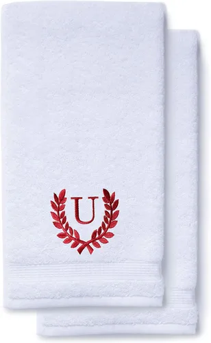 Miniatura 35 de Toallas de mano decorativas y con monograma para baño, cocina, maquillaje Regalo personalizado para boda-nupcial Toalla turca de lujo