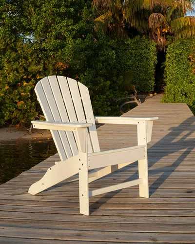 Miniatura 6 de POLYWOOD South Beach Adirondack, sillón ideal para la playa., Turquoise Aruba