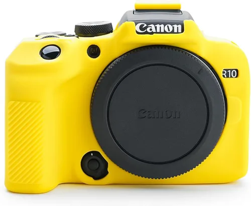 Miniatura 10 de Rieibi Funda para cámara EOS R10 - Funda protectora de silicona para cámara digital Canon R10 - Rojo