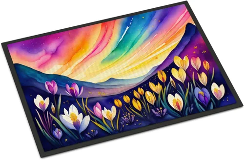 Miniatura 8 de Caroline's Treasures DAC1455MAT - Felpudo de la reina de la noche con diseño de cactus en color de 18 x 27 pulgadas, tapete para puerta delantera