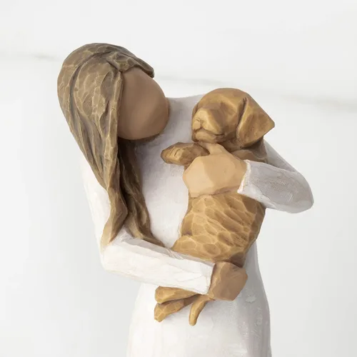 Miniatura 5 de Willow Tree Adorable You (perro dorado), Una amistad alegre, expresa la relación con un perro de compañía muy querido, figura esculpida pintada a