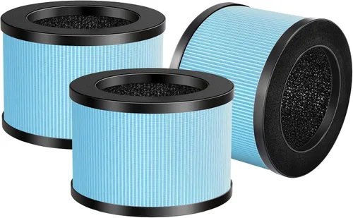 Miniatura 10 de MK01 Filtro de repuesto HEPA compatible con MK01, MK-06, Tolife TZ-K1, FreAire KN6391, Kloudi DH-JH01, POMORON MJ001H, MJ012H, Intelabe