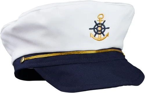 Miniatura 3 de Conjunto de traje de marinero náutico con sombrero, para niños pequeños