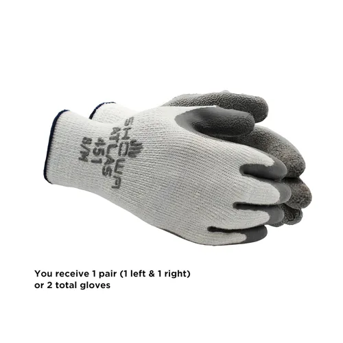 Miniatura 3 de SHOWA Atlas 451 - Guantes de trabajo de invierno con palma recubierta de látex de caucho natural, aislados, de uso general con forro de mezcla