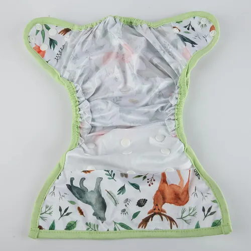 Miniatura 4 de Pañal para bebé, talla única, 8 libras a 36 libras (hielo de oso)