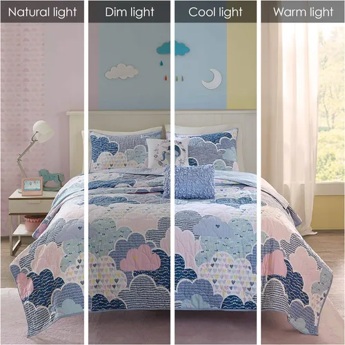 Miniatura 2 de Intelligent Design Juego de Edredón Reversible de Algodón para Niños - Diversión Vibrante, Estampado Juguetón, Ropa de Cama para Niños de Todas