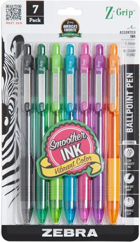 Miniatura 6 de Bolígrafo Zebra Pen Z-Grip retráctil, punta media, 1.0 mm, varios colores - 5