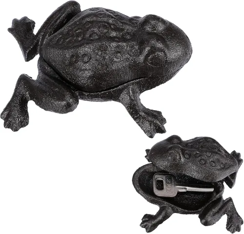 Miniatura 10 de Sumnacon Ocultador de llaves de repuesto para exteriores, bonito pájaro, decoración de jardín, soporte para llaves secretas para patio, porche