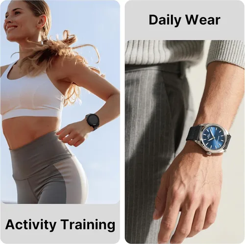 Miniatura 8 de Fullmosa Correas de reloj magnéticas de nailon de 0.787 pulgadas, correa de reloj de liberación rápida compatible con Garmin Vivoactive 6/5, Venu