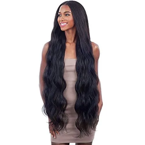 Miniatura 2 de Body Wave de 30 pulgadas (1 negro azabache) - Shake-N-Go Organique Mastermix Synthetic Bundle Weave