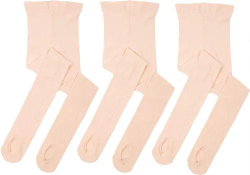 MdnMd Girls' Women's Ballet Tights Ultra Soft Convertible Dance Leggings Transition Tights for Toddler Kids Adult