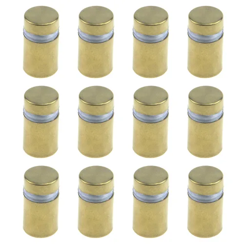 Miniatura 16 de Antrader Paquete de 12 Soportes Separadores de Vidrio de Acero Inoxidable de 3/4" x 1-1/5", Separadores de Pared Clavos de Ferretería Publicitarios