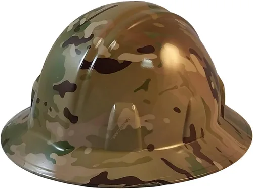 Miniatura 19 de Texas America Safety Company Casco de seguridad con visera completa, diseño patriótico hidroimpreso, con suspensión de 4 puntos y bolsa Primera