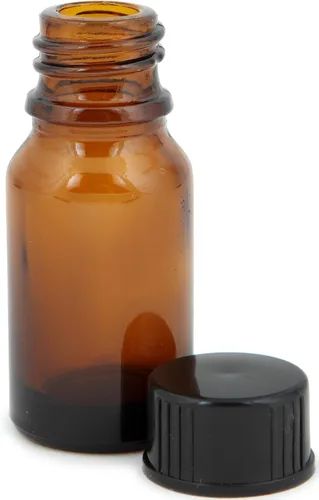 Miniatura 5 de Vivaplex, 24, Amber, 0.3 fl oz (1/3 oz) botellas de vidrio, con tapas