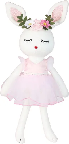 Miniatura 6 de Cesta de peluche de conejo de Pascua, paquete de 5 juguetes de peluche de zanahoria de huevo de Pascua, cestas de regalo para bebés, juguete de caza